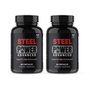 (2 Pack) Steel Power Advanced Support Capsules, Official SteelPower Maximum Strength Pills with Natural Ingredients for Metabolic Health & Daily Vitality, Premium Multivitamin Formula (120 Capsules)