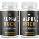 (2 Pack) Alpha Rock Pills for Men, Official Alpha Rock Male Performance Capsules with Natural Ingredients Max Strength Supplement with Premium Vitamins Support Optimal Wellness & Health (120 Capsules)