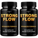 (2 Pack) Strong Flow Capsules - Official StrongFlow Support Advanced Formula Premium Ingredients Maximum Strength, Strong Flow Supplement for Overall Health & Wellness, 120 Capsules for 2 Month