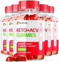 5 Pack - Ketobeez ACV Gummies, Ketobeez AVC Gummies, Ketobeez Plus Keto, Keto Beez, Ketobeez Keto AVC Gummy 1050MG, 60 Gummies Per Bottle for 150 Days