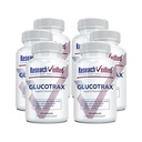 Research Verified Glucotrax - Berberine, Chromium Picolinate, Cinnamon, Gymnema - 6 Month Supply - 360 Capsules