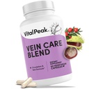 Vital Peak® Vein Care Blend - Circulation & Vein Support Supplements with Rutin, Horse Chestnut Extract, Butcher's Broom & Micronized Citrus Flavonoids - Vegetarian, Non GMO, Gluten Free - 60 Capsules