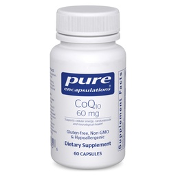 Pure Encapsulations CoQ10 60 mg, 60 Capsules