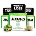 Alcaplus Original Natural Weight Loss Pills for Detoxifying and Controlling Appetite, Herbal Supplement with Artichoke, Eggplant, Spirulina, Green Tea, and Glucomannan