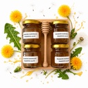 6 Flavor Sea Moss Gel Variety Pack (1.5 oz Jars) – Mango, Peach, Banana, Pineapple, Coconut & Ginger Blends-Non-GMO – Supports Energy, Digestion & Immunity (Dandelion)