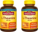 Nature Made Chewable L Theanine 200mg, L-Theanine Supplement for Stress Relief, 50 Chewable Tablets, 50 Day Supply (Pack of 2)