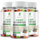 Hemp Gummies for Pain, Sleep, Anxiety - 3 Packs Hemp Gummy 100% Natural Organic Extra Strength High Potency with Pure Hеmp Oil Extract Vegan Bear Candy