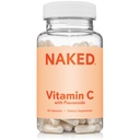NAKED Vitamin C - 500mg Ascorbic Acid Capsules with Citrus Bioflavonoids - Daily Antioxidant and Immune Support* Made in USA - Vegan, Non-GMO - 90 Capsules