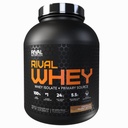 RIVAL NUTRITION Rival Whey Protein Powder I 100% of Protein from Whey I Isolate Primary Source I 24g Protein, 5.5g BCAAs Per Scoop I Recovery, Active Lifestyles (5lb, Chocolate Peanut Butter)
