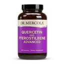 Dr. Mercola Quercetin & Pterostilbene Advanced - Supports Respiratory & Immune Health - 500 mg Quercetin - High-Bioavailability Formula - Non-GMO, Gluten-Free & Soy Free - 180 Capsules (90 Servings)