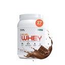 RIVAL NUTRITION Clean Rival Whey Pure Chocolate Protein Powder I Whey Isolate Primary Source I 2 Lb, 27 Servings I No Artificial Flavors or Colors I 25g Protein Per Scoop | Muscle Recovery