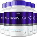 (5 Pack) Neurofy: Memory and Brain Health Supplement, 300 Capsules - Enhance Cognitive Function and Mental Clarity with Neurofy Nootropic Pills
