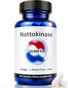 Ultimate Nattokinase 10800 FU, Ultimate Nattokinase with Fermented Soy Extract Standardized Activity Plant Based Daily Capsule for Wellness Routine and Active Lifestyle Support - 60 Capsules