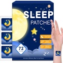 Sleep Patches, 72Pack Sleep Patches for Adults Extra Strength, Natural Plant Based Sleep Support, Easy to Use with Melatonin & Valerian for Night Rest