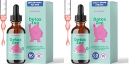 JoySpring DetoxZee Zeolite for Kids – Zeolite Clinoptilolite Drops with Cyanocobalamin B12 & Vitamin D3 Kids Support – Natural Berry Flavor Liquid | (2fl oz) 60 Servings (Pack of 2)
