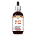 Blue Flag (Iris Versicolor) Dry Root Tincture, Made in Hawaii, Raw Materials, All Natural, Vegan, Pure Liquid Extract - 2 fl.oz