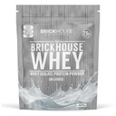 BRICKHOUSE NUTRITION Whey Protein | Fermented Whey Isolate Protein Powder | Lactose-Free Post-Workout Recovery Powder - Unflavored (1-Pack)