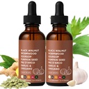 Black Walnut Gut Cleanse – 2pcs Natural Plant Extract Blend (Black Walnut, Wormwood, Clove, Pumpkin Seed, Turmeric) | Supports Digestive Comfort & Gut Balance | 60-Day Supply