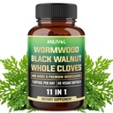 510 mg - Wormwood Softgels with Wormwood, Black Walnut, Whole Clove, and Milk Thistle, Berberine, Bitter Melon, Turmeric, and Cinnamon - 60 Softgels