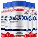 Elite Grow XL Gummies, Maximum Strength Supplement, EliteGrow XL Advanced All Natural Vitamin Gummies (5 Pack)