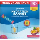 nutrazul Hydration Booster, Electrolytes Powder Sticks with Sodium, Potassium, Vitamin B6 & B12, No Artificial Sweeteners, Passion Fruit Flavor, 90 Sticks