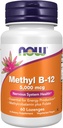 NOW Foods Supplements, Methyl B-12 (Methylcobalamin) 5,000 mcg, Nervous System Health*, 60 Lozenges