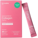 Haroutine Liposomal Marine Collagen Powder Packets, 2100mg Sugar-Free Flavored Powder, 190mg Vitamin C for Skin, Hair, and Nails, Supports Joint Health - 30 Packets, Peach Pomegranate Flavor