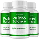 Pulmo Balance Capsules, Official PulmoBalance Supplement Pills - Maximum Strength, All Natural Lung Cleanse & Health Support, Advanced Formula for Healthy Flow, Comfort & Detox Reviews (3 Pack)