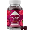 Hydrolyzed Collagen Gummies Vitamins for Adults - Hair Skin and Nails Gummies for Healthy Hair Growth Glowing Skin and Nail Care - Pure Collagen Supplement Joint Support Loss Care