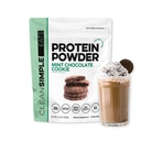 Clean Simple Eats Whey Isolate Protein Powder, Mint Chocolate Cookie, Naturally Sweetened, Zero Added Sugar, 20g 100% Grass Fed Protein Powder with Digestive Enzymes, Gluten Free, Non GMO, 30 Servings