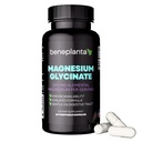 Magnesium Glycinate 200mg Chelated - High Absorption Sleep Support Supplement - 60 Capsules 30 Day Supply - Non-Laxative Gentle Formula