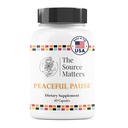 Peaceful Pause Dietary Supplement | Plant-Based Formula with Phytonutrients for Women Menopause Daily Wellness, Hormonal Balance, and Natural Life Transitions Support (60 Capsules)