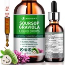 Soursop Bitters Extract Liquid Oil : Graviola Soursop Extract- Organic for Cell Support and Regeneration- Soursop Tincture Edible (Green 1Fl Oz (Pack of 2))