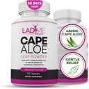 Pure Cape Aloe Herbal Laxative for Constipation Relief - Healthy Bowel Movement - Natural Colon Cleanse & Detox Dietary Supplément - Spécialement conçu pour les femmes par Ladyme - 90 Capsules