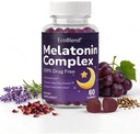 Sleep Gummies 10mg Melatonin - Magnesium Sleep Supplement for Adults - 100% Drug-Free, Non-Habit Forming Sleep Aid with Raspberry Flavor - 60 Count (30-60 Day Supply)