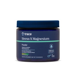 Trace Minerals Stress-X Magnesium, 350mg - Powder Magnesium Supplement to Support Muscle Relaxation & Recovery - Restful Sleep Support Mineral Supplement - Lemon Lime Flavor, 7.9 oz (50 Servings)