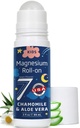 Seven Minerals Kids Magnesium Roll On for Sensitive Skin. USP Grade Magnesium Lotion for Children. Calming Bedtime Support with Chamomile & Aloe Vera, Easy Application, USA Made, 3 fl oz