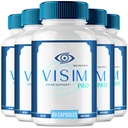 Visim Pro Vision Support, Official Visim Pro Eye Health Supplement Capsules - Extra Strength All Natural VisimPro for Visual Wellness & Crystal Clear Vision, Eye Vitamin Pills Reviews (5 Pack)