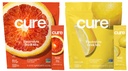 Cure Hydration Bundle | Plant-Based Electrolyte Drink Mix | No Added Sugar | FSA-HSA | Dehydration Relief Powder Made with Coconut Water | Vegan | 28 Packets - Blood Orange & Lemonade