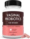 BioSchwartz Probiotiques vaginaux pour les femmes supplément avec les prébiotiques Lactobacillus Crispatus - soutient la santé des femmes en favorisant la santé vaginale Or, Flora, PH équilibre - 30 jours d'approvisionnement, 30 capsules