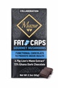 FatCaps Lion's Mane Dark Chocolate Bar | Vegan | Double Extracted Lion's Mane Mushroom | 100% Fruiting Body | No Grains or Fillers | NJ Grown | Brain Health | Memory and Focus