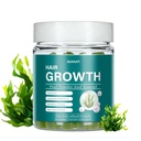 Hair Revive Gummies with Sea Moss & Pearl Powder - Supports Hair Growth, Skin Glow & Nail Strength for Women & Men - with Vitamins C, E & Aloe Vera, 60 Count (1)