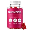 Gumitide Gummies, Apple Cider Vinegar Gummies, with Apple Cider Vinegar, Calcium+Magnesium+Sodium, Weight Management Support, Improve Metabolism, Boost Energy Levels and Sleep, 60 Gummies(1)