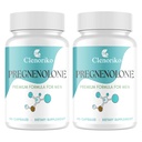 Pregnenolone 50mg with DHEA 25mg for Men, Tongkat Ali & Ashwagandha Root Blend, Men's Wellness Formula, Pregnenolone Supplement, 180 Capsules