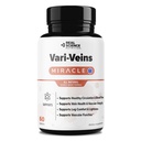Real Science Vari Veins - All Natural Varicose Vein Supplement for Healthy Leg Circulation & Vein Health Support - Includes Vinitrox & GABA for Blood Flow and Vascular Function - Made in USA, 60 Caps