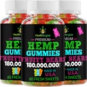 3PACK Hemp Gummies for Sleep-Fresh Fruity Gummy Bears-for Calm and Peace-Natural Hemp Edibles Party Candy-Made in USA