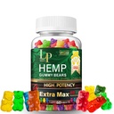 Legend - High Potency Hemp Gummies for Restful Sleep, Calm, Inflammation, Pain – Fruity Flavors Organic Hemp Gummies – Hemp Extract Gummies (60 Gummies)