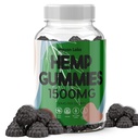 Natural Vegan Hemp Gummies - Neuropathy Nerve Pains Calming Extract Gummy Focus & Delicious Relief Fruity Flavors for Daily Support Energy Metabolism