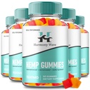Harmony Wave Gummies - Official Harmony Wave Supplement Hemp Gummys - Maximum Strength, All Natural Support for Overall Health and Wellness Support, Advanced HarmonyWave Gummy Reviews (5 Pack)