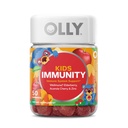 OLLY Kids Immunity Gummy, Immune Support, Wellmune, Elderberry, Vitamin C, Zinc, Chewable Supplement, Cherry - 50 Count (Pack of 12)